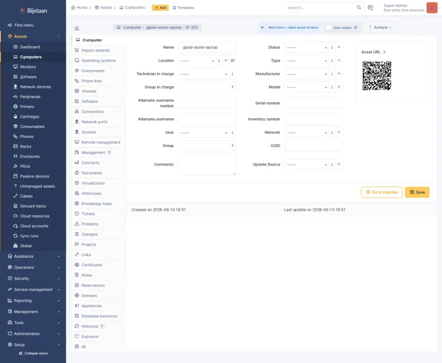 AI for GLPI 11 that works with whichever provider you choose, and the features a technician actually sees on top of it.