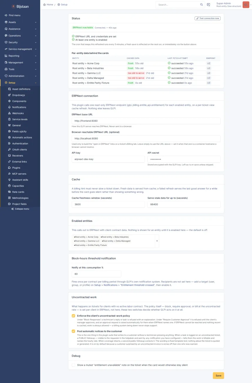 Per-entity diagnostics: cache age, last fetch outcome, endpoint version