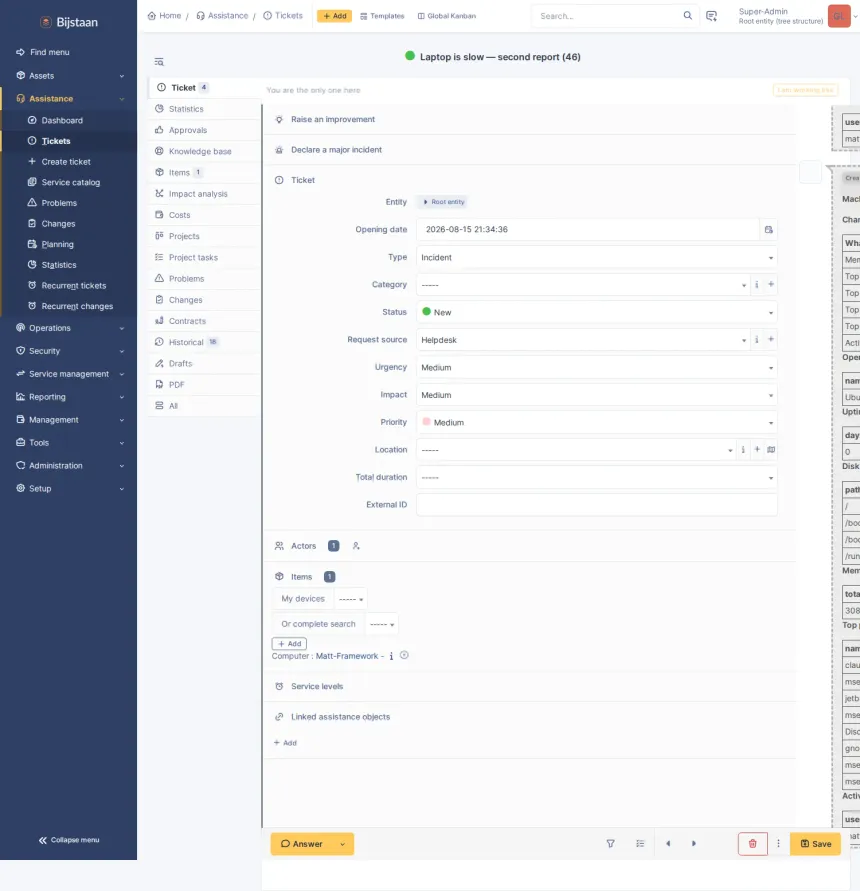 A replacement for GLPI 11’s native Inventory and Agent, built on osquery, with live queries across the fleet.
