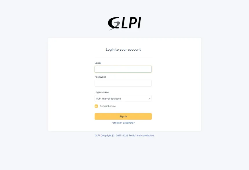 Replaces GLPI’s name, logos and favicon with your own, for people who have never heard of GLPI.